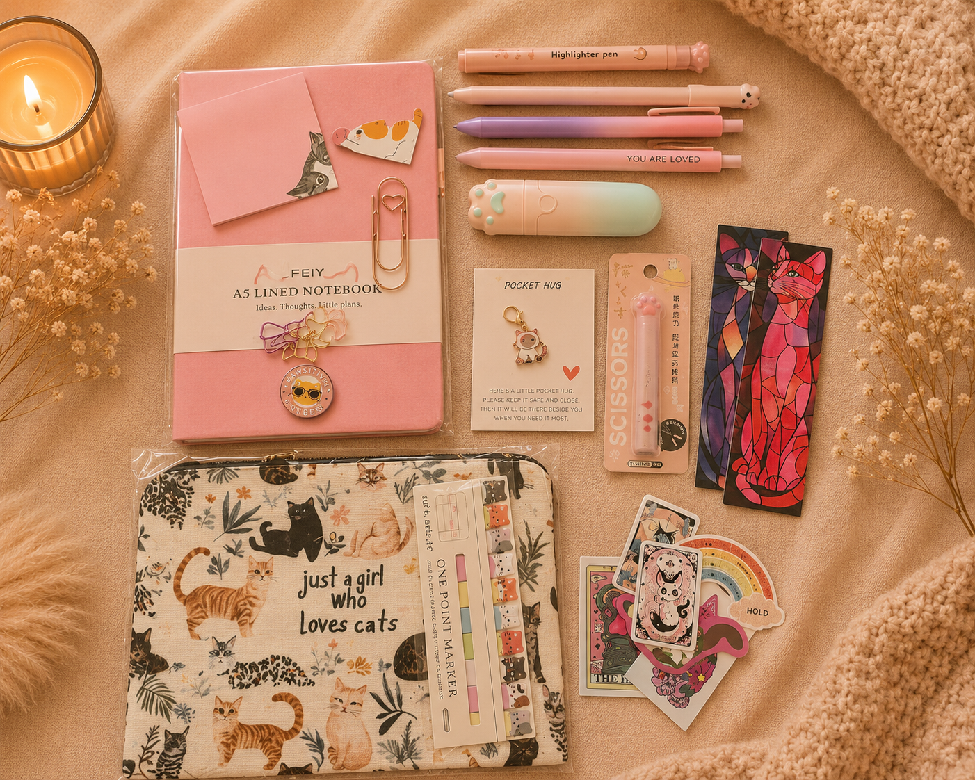 Cat Lover's Stationery Gift Box